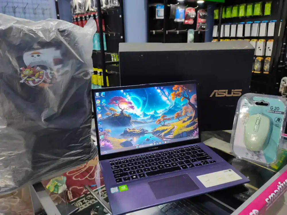Jual laptop Asus Vivobook 14 A412F core i7 VGA Nvidia 8/512GB SSD nvme
