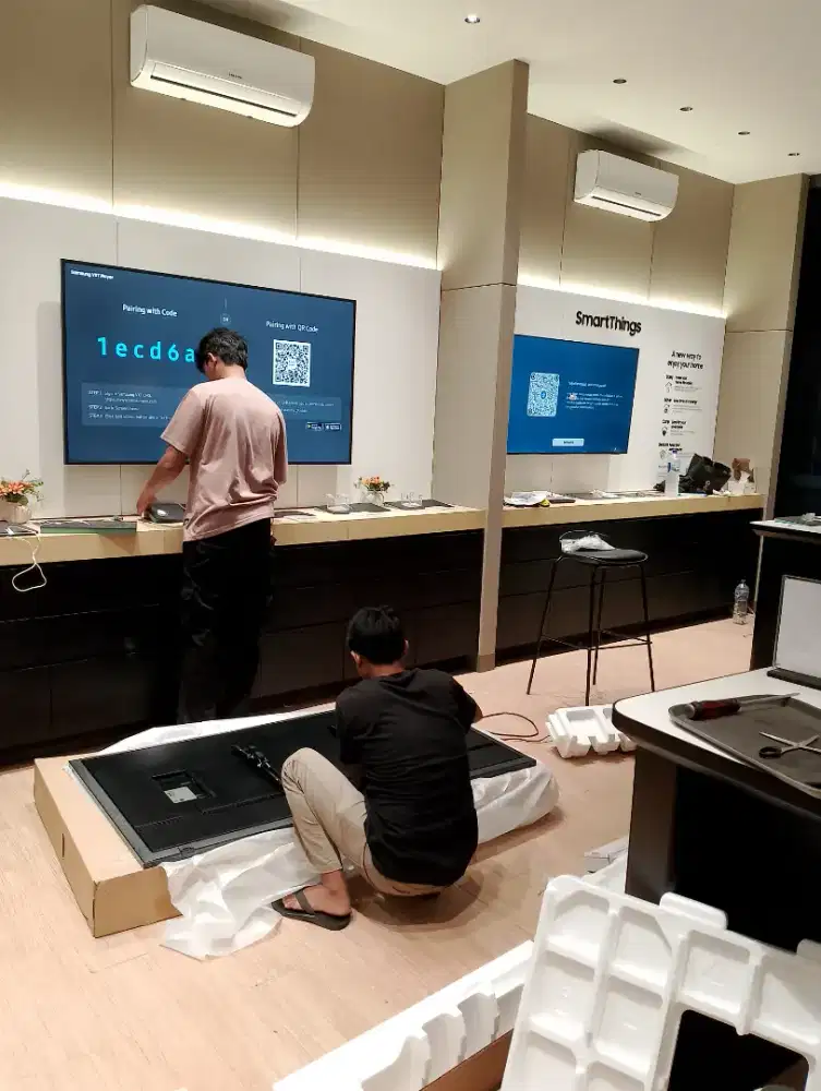 Dipasang TV LCD/LED di dinding (bracket/braket/breket)