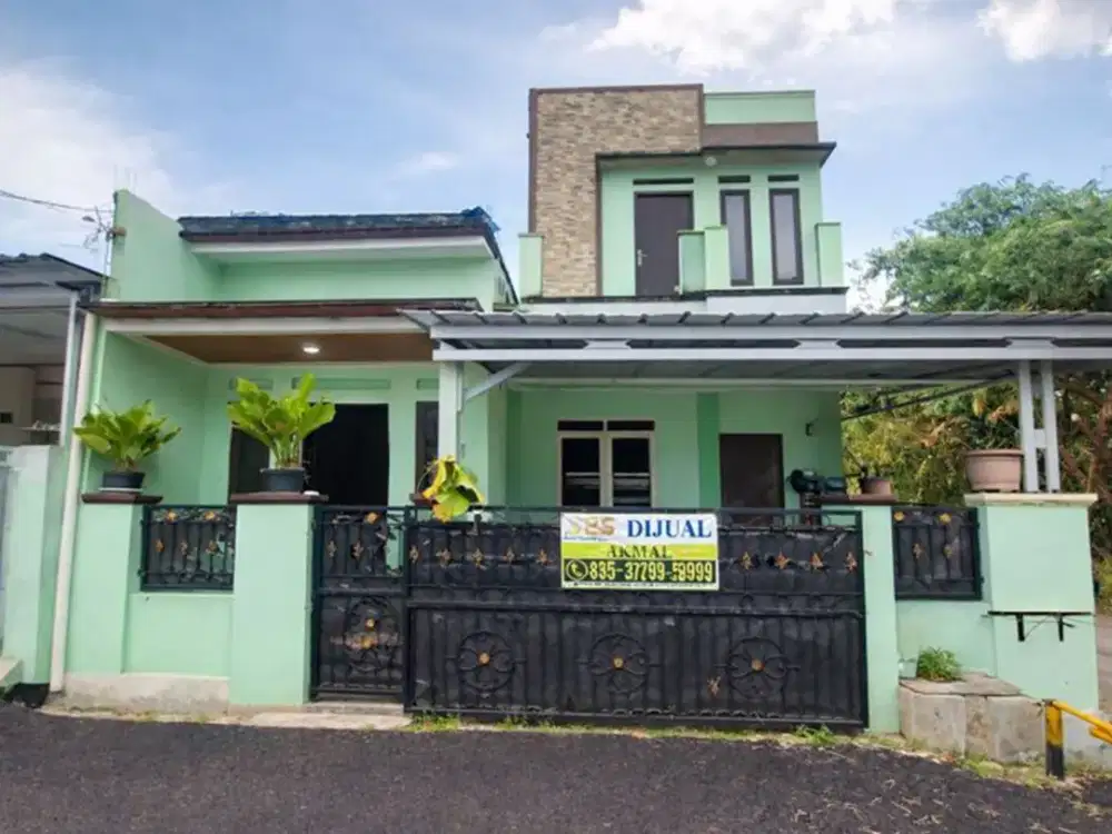 DISEWA RUMAH MEWAH TAHUNAN 2 LANTAI BAGUS SIAP HUNI HOOK HARGA NEGO CIBINONG BOGOR BO163