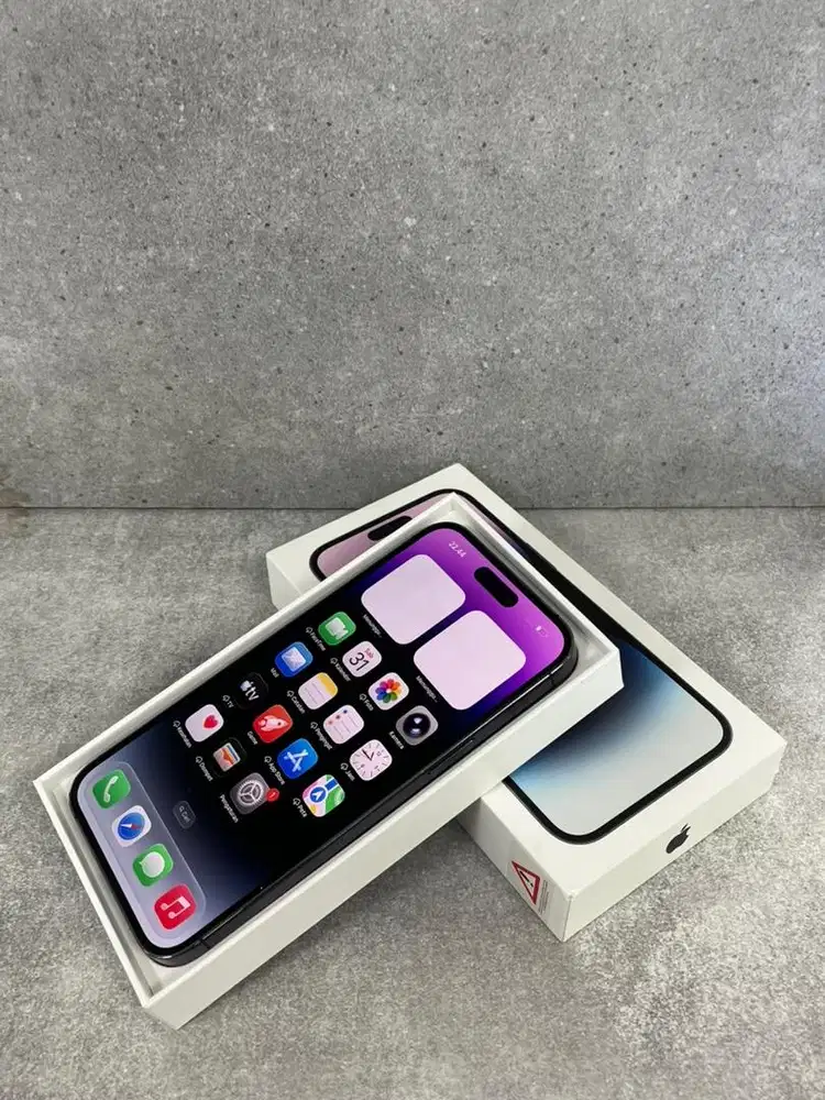IPhone 14 Promax 512GB Deep Purple Second iBox Fullset