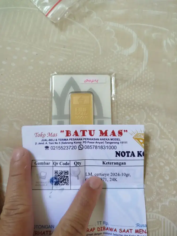 Antam Logam Mulia GRess Mulus Lengkap