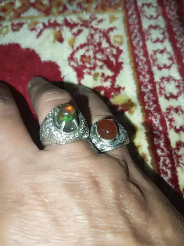 Cincin Kalimaya SESEPUH Banten + KATILAYU ikatan Perak  Spesial