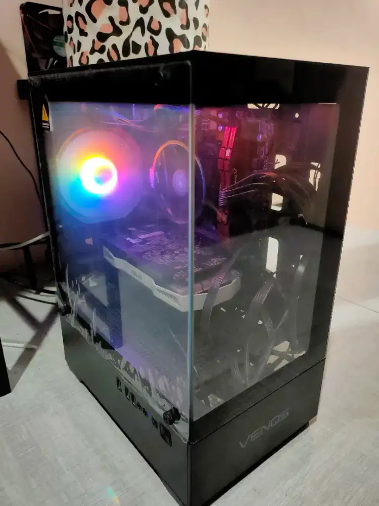 PC Fullset Ryzen5 2600 ram16gb RX 460 Monitor Acer 22in