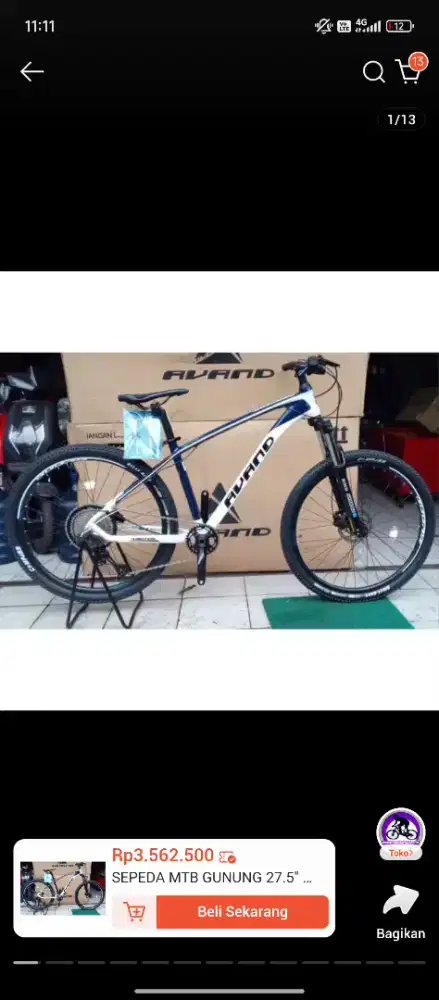 Sepeda baru 11 speed deore