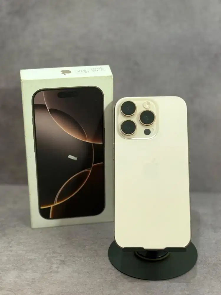 Iphone 16 Pro 128GB iBox Fullset Nominus Garansi On Mei