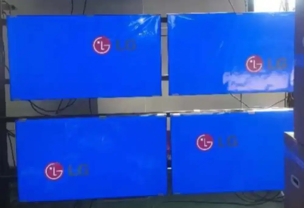 Paket videowall lcd 49 inch ukuran 2x2 4 layar dan bracket pop in out