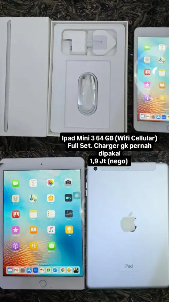 Ipad Mini 3 64 GB (Wifi Cellular)