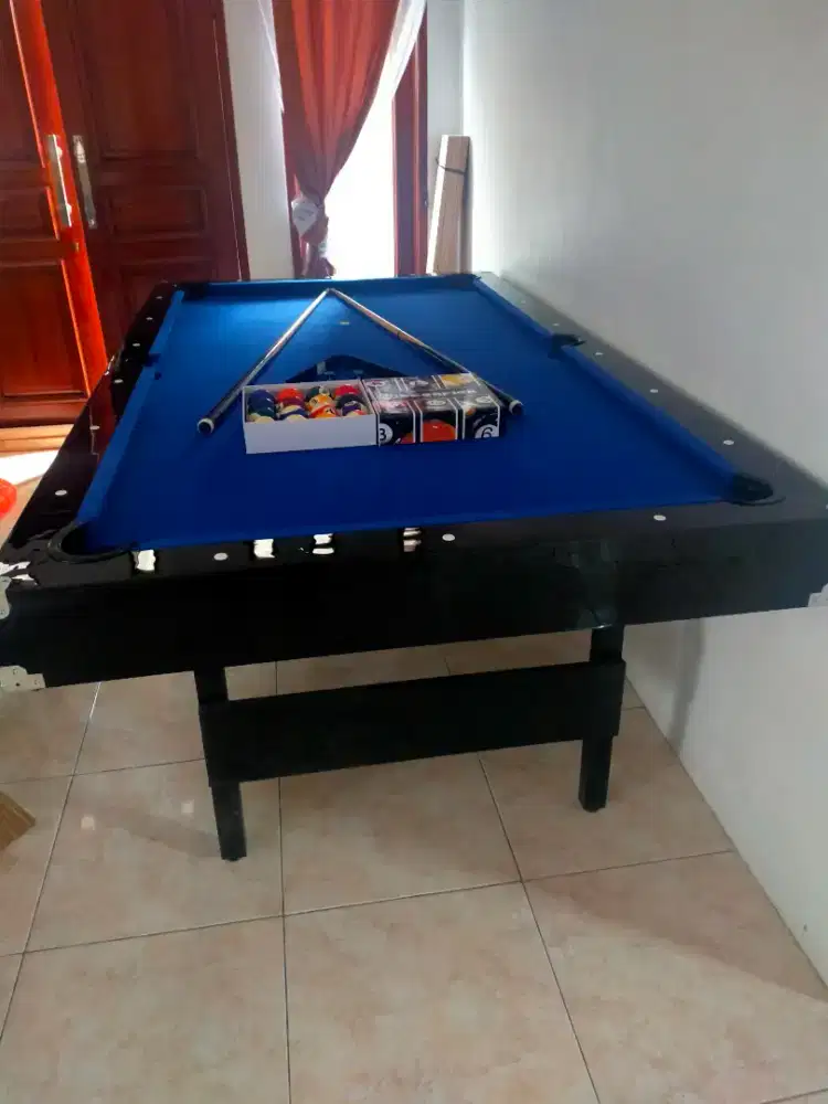 meja billiard 7 feet ( kaki lipat )