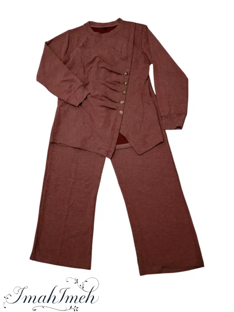 One set wanita kaos jumbo