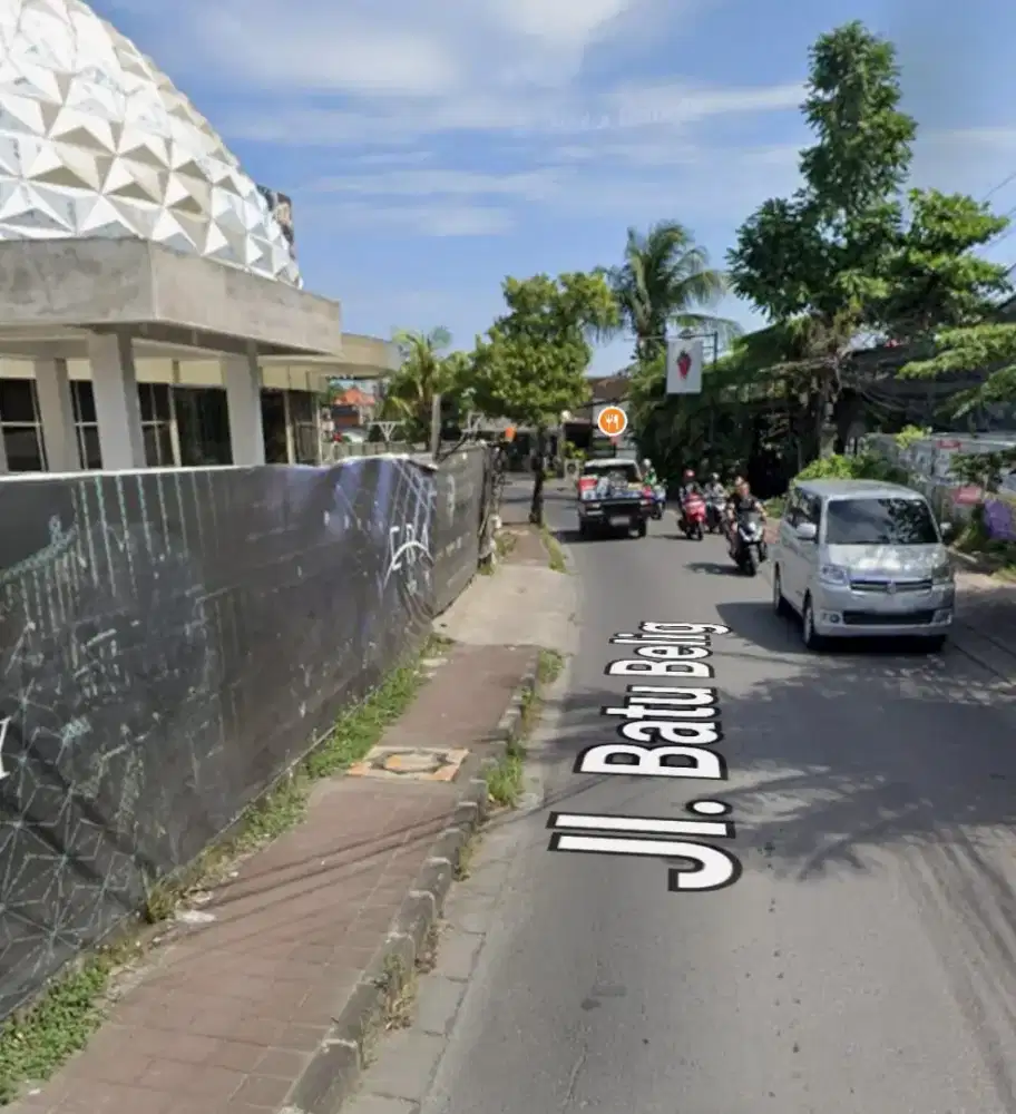 Buc tanah hook premium 1050m2 raya utama batu belig dkt pantai jl7mtr