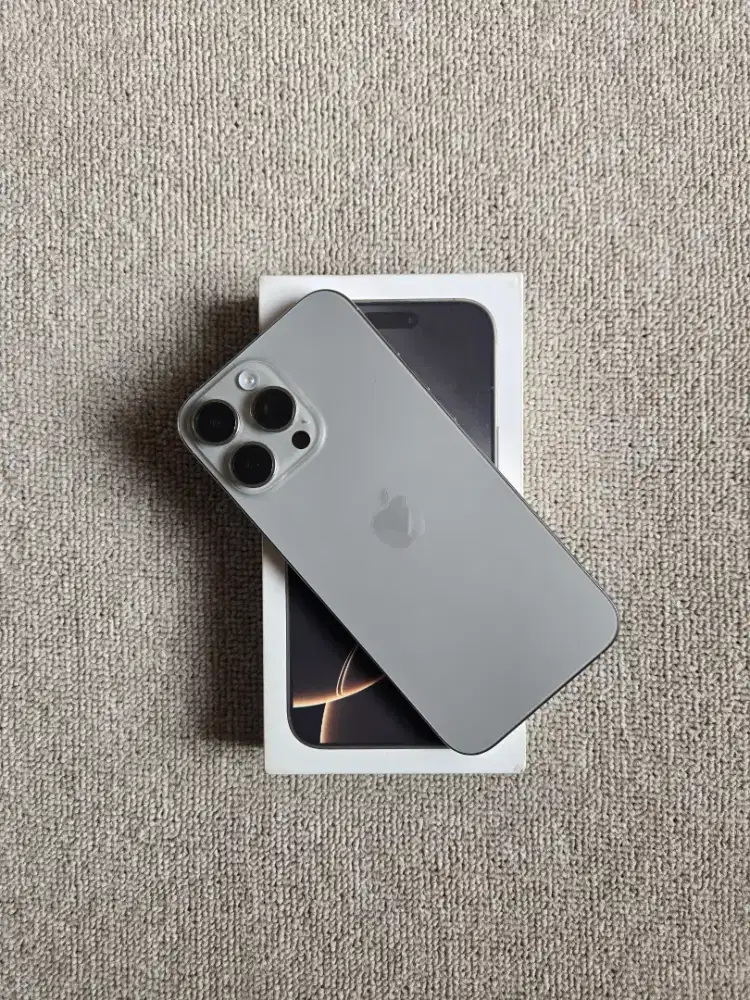 Iphone 16 Pro Max 256 Garansi Ibox Like New