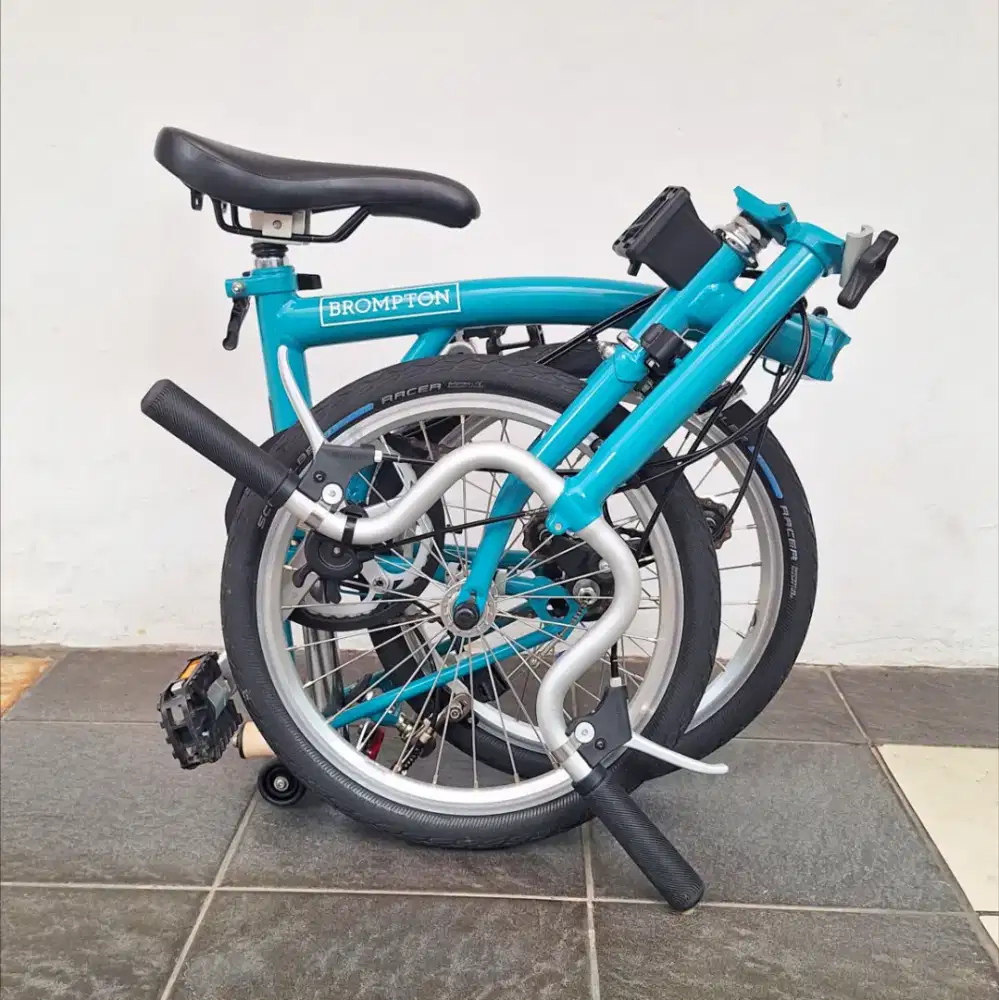 Brompton B75 water blue klasik edition