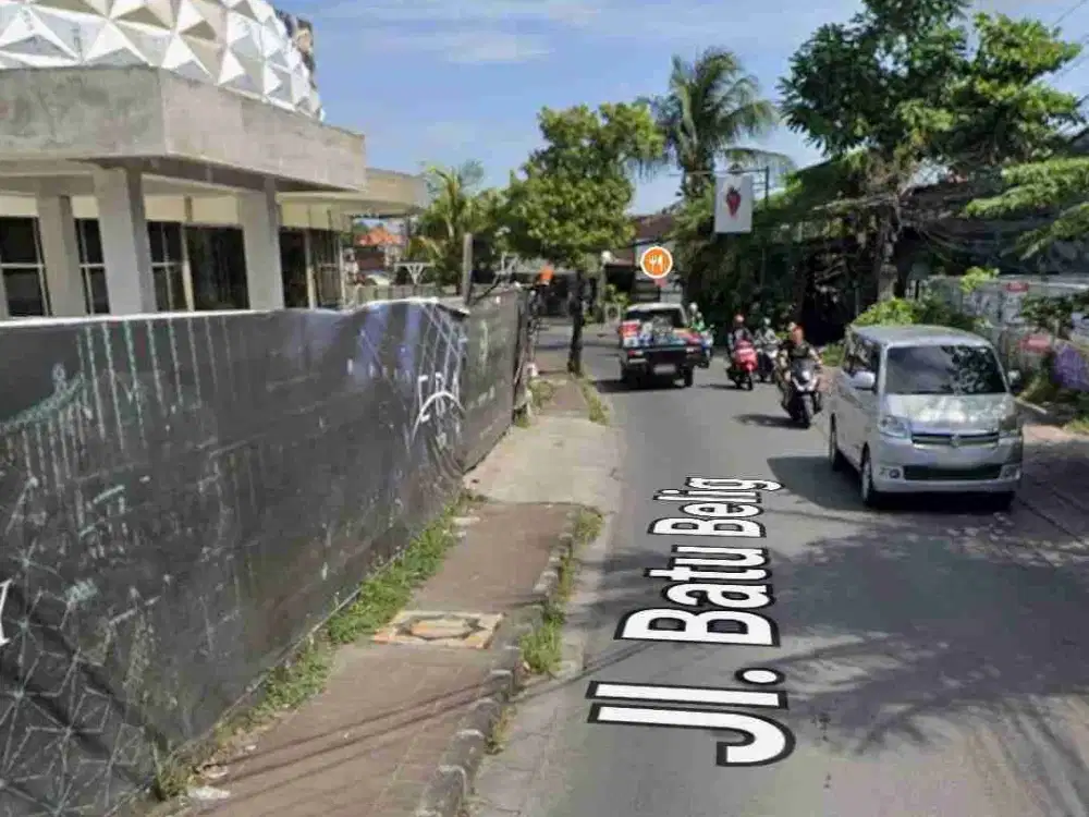 Buc tanah hook premium 1050m2 raya utama batu belig dkt pantai jl7mtr