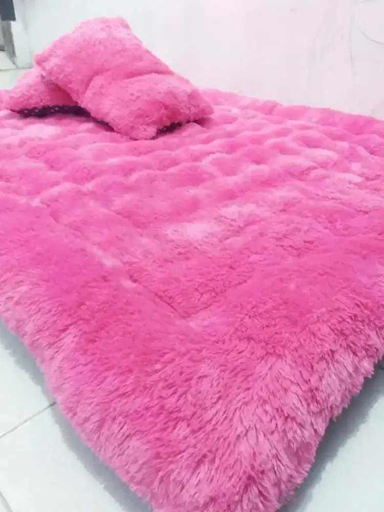 Survet kasur tebal free bantal 2