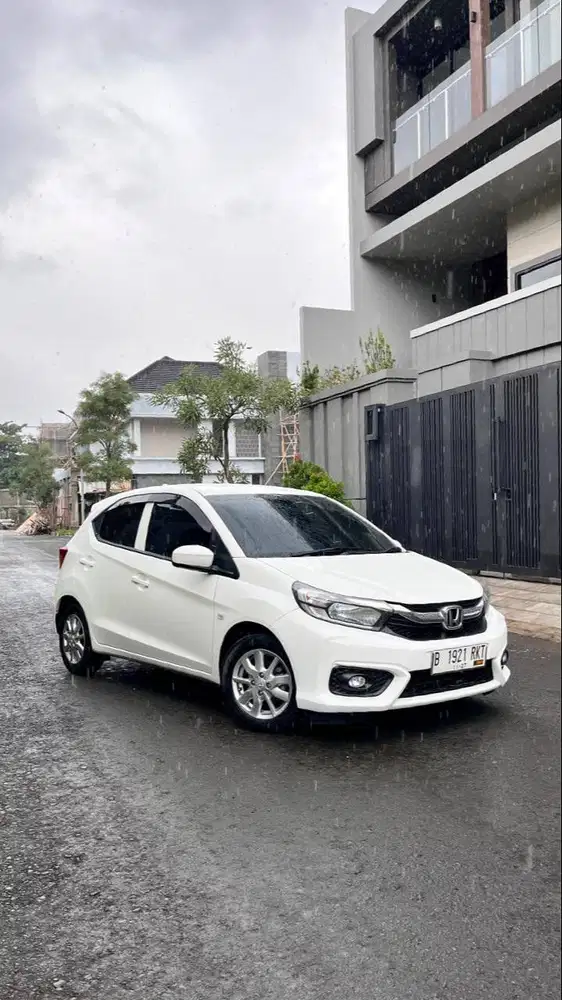 (KM 36rb) (TDP 7JT) Honda Brio E CVT AT Matic 2022 Putih Tangan Pertam