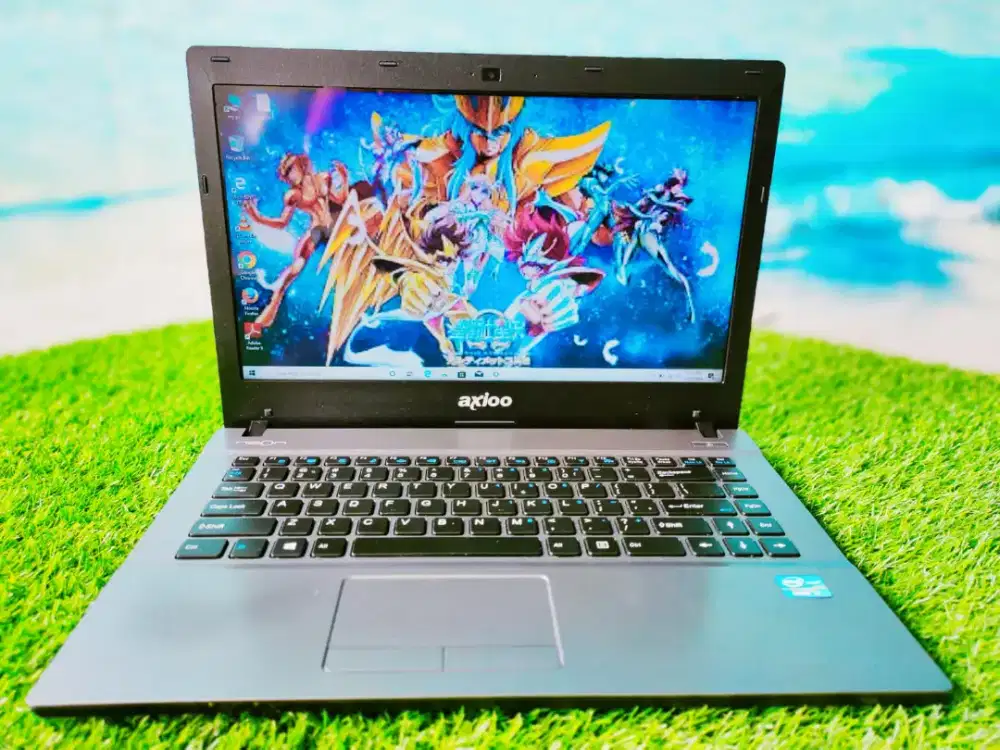 LAPTOP AXIOO NEON i7 8GB SSD128GB & HDD 500GB DESIGN CODING KENCENG