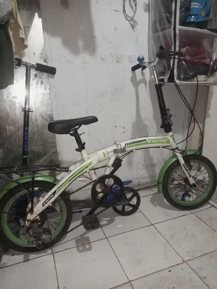 Di jual cepat sepedah lipat uk 16