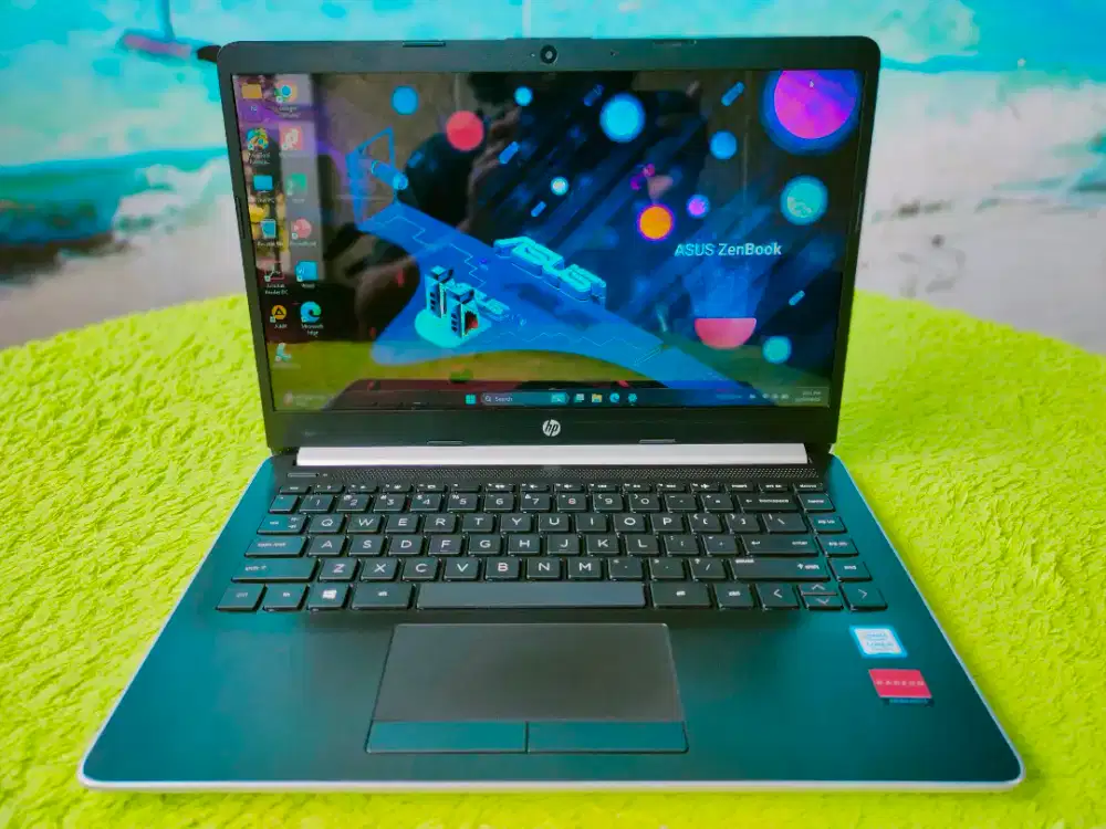 LAPTOP HP14CM SLIM i5 GEN 8 DOUBLE VGA DOUBLE PENYIMPANAN GAME JOS