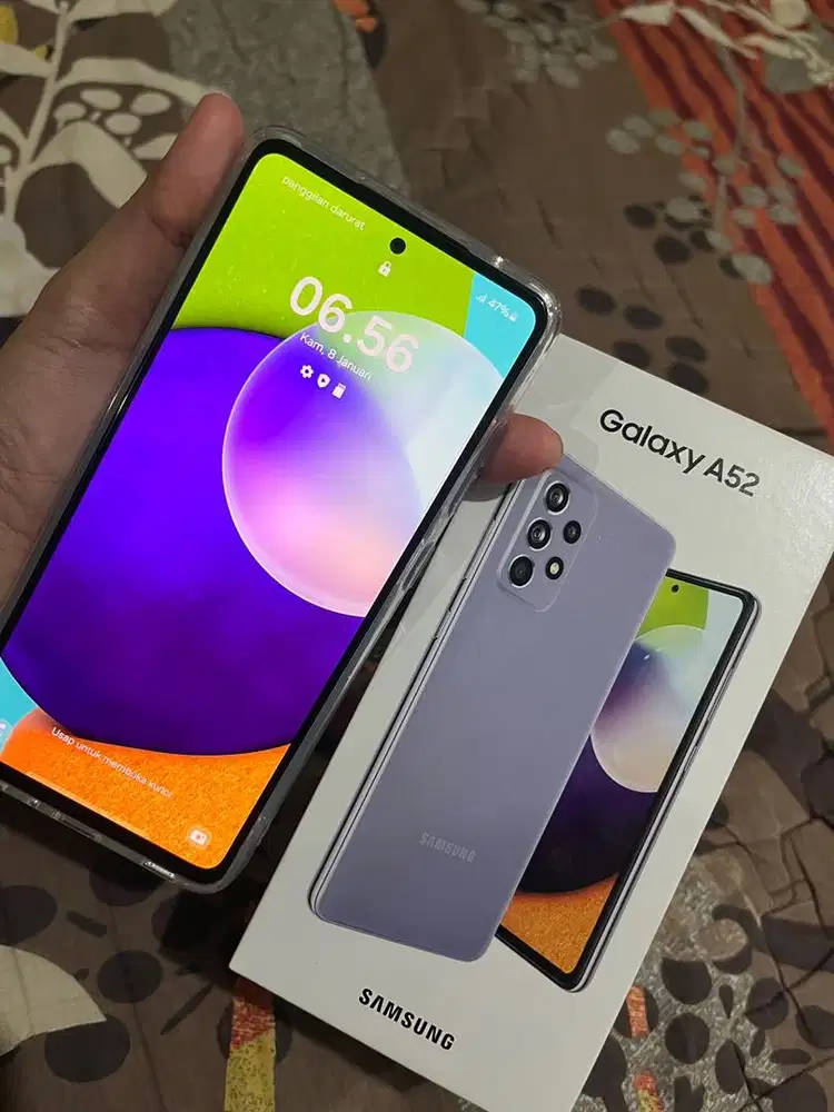 Samsung a52 8/256 warna purple
