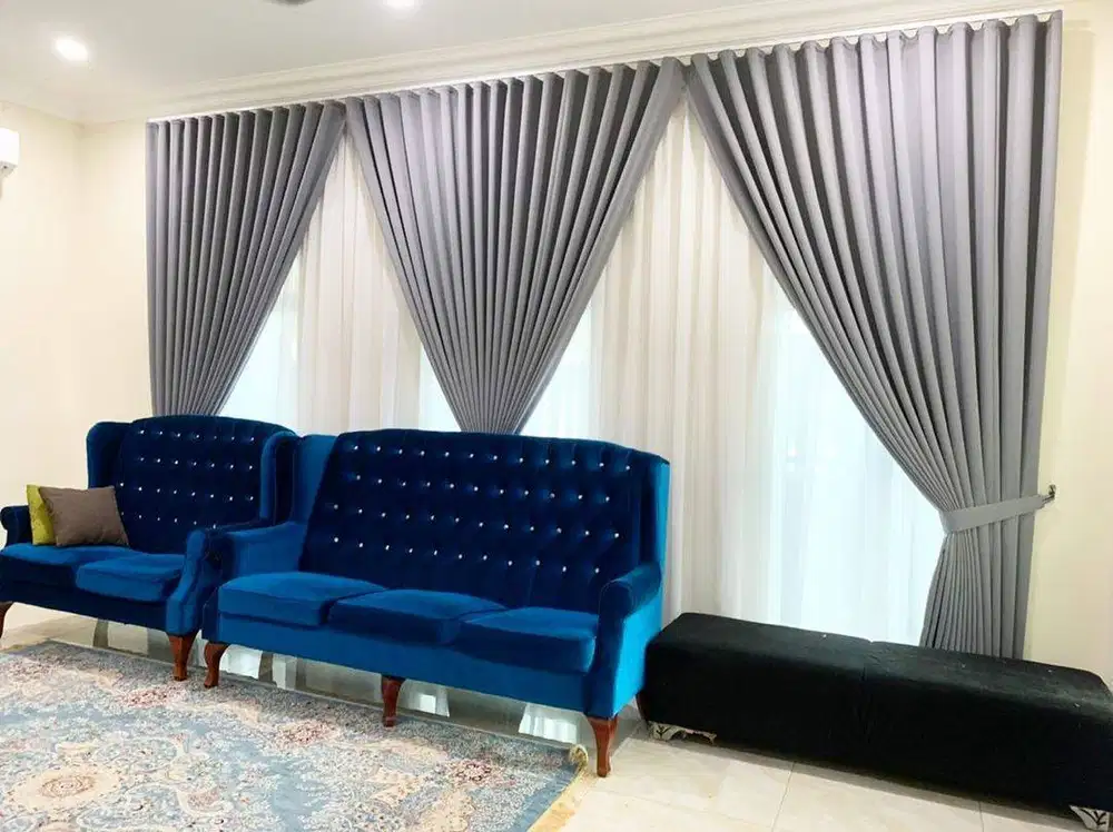 Produsen Gorden Blackout Pasang Skat Klinik Hordeng Gordyn Vitrase