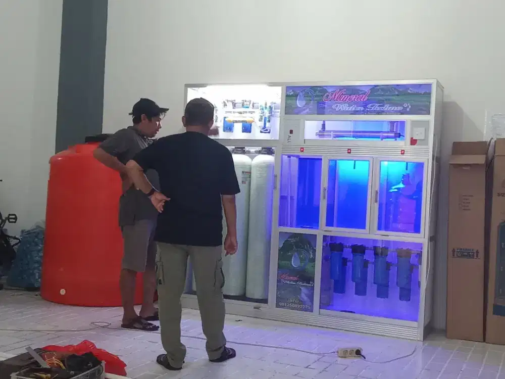 Usaha Air Minum Isi Ulang Siap Pasang
