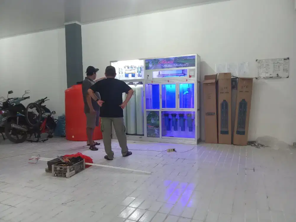 Usaha Air Minum Isi Ulang Siap Pasang