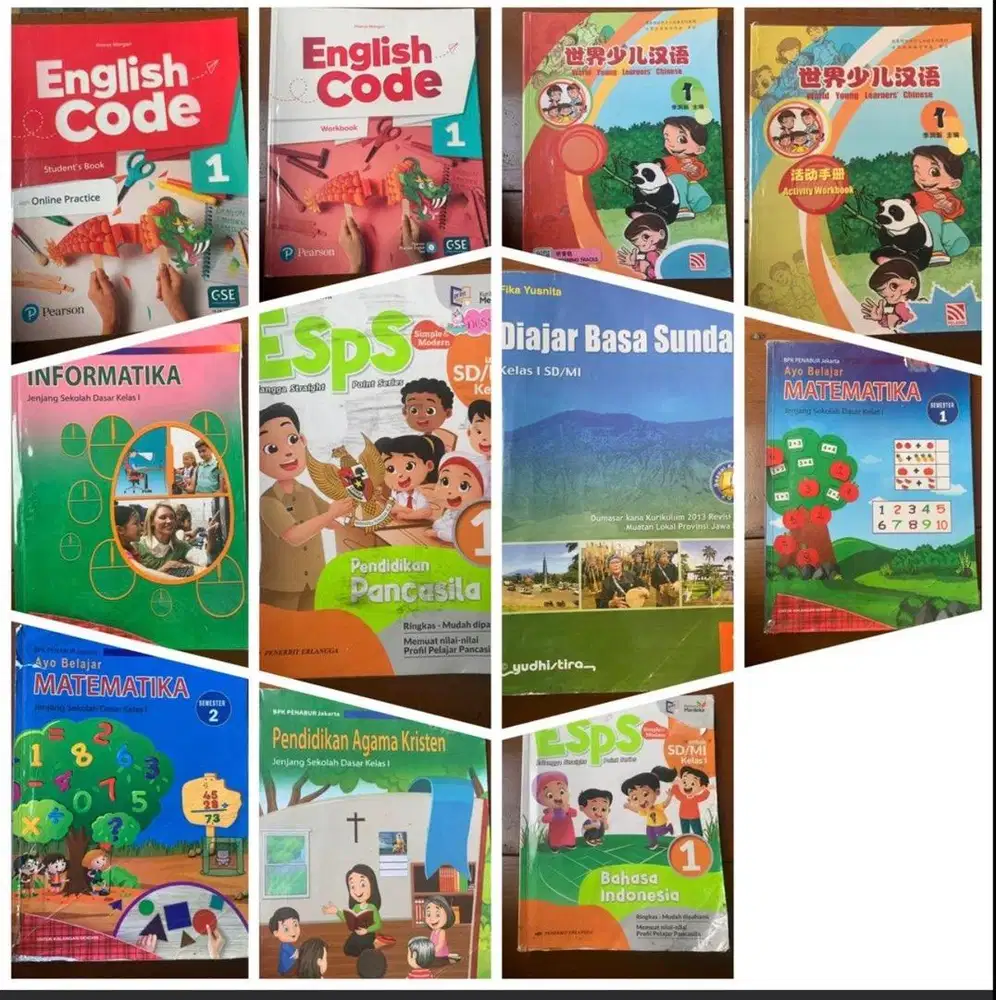 TAKE ALL‼️Buku Cetak Penabur Kelas 1