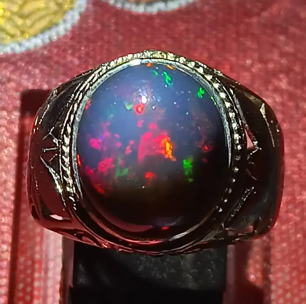 Natural  Black Opal Ethiopia
