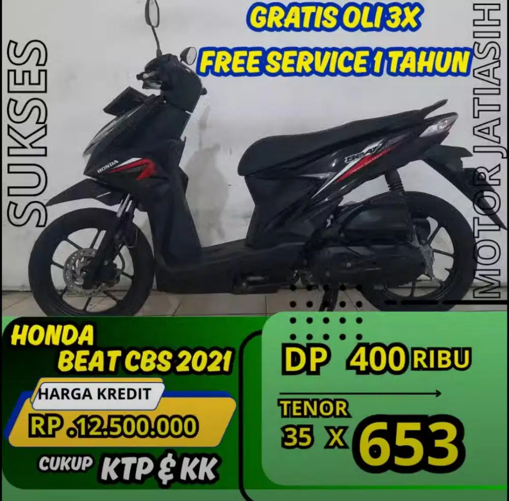 Promo spesial Honda beat CBS 2021 DP cuma