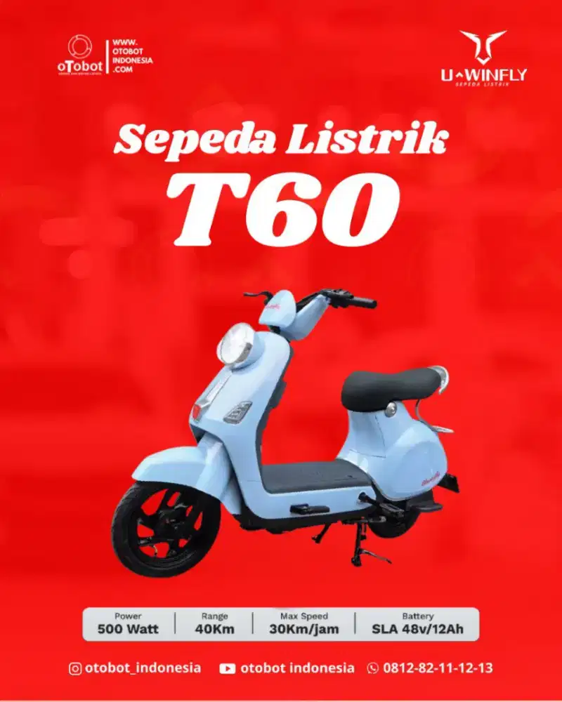 SEPEDA LISTRIK T60 UWINFLY