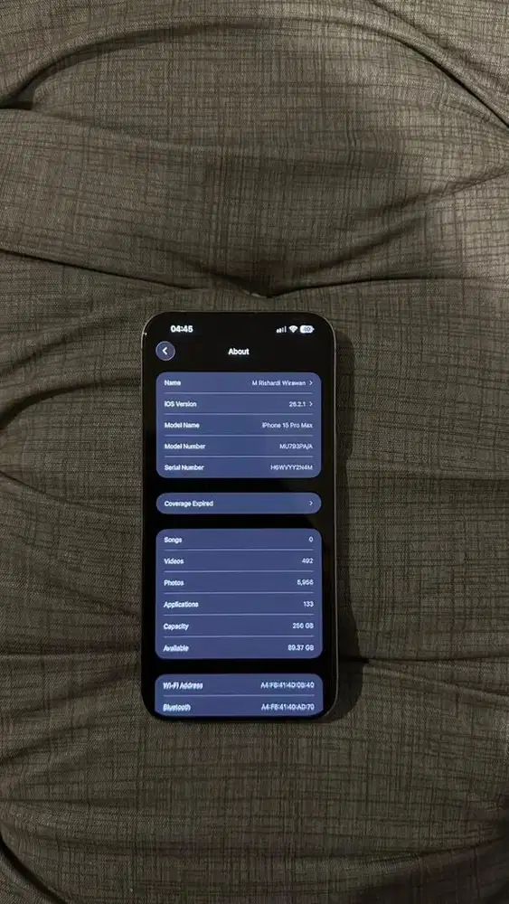 Iphone 15 Pro Max ex Ibox 256 gb