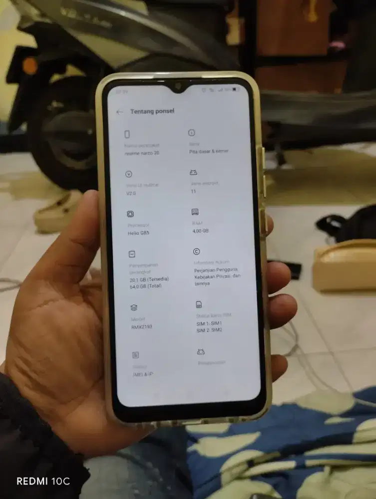 Realme Narzo 20 4/64 (Minus Ringan)