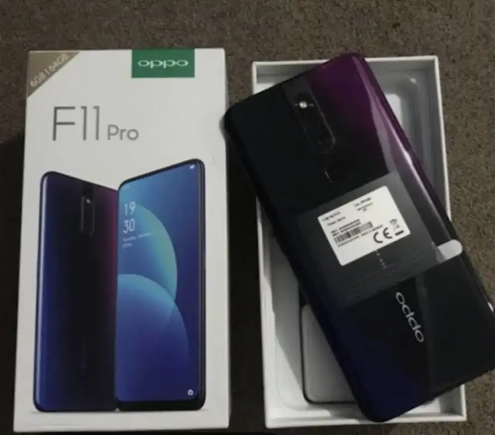 Murah hp Oppo F11 pro 6/128 lkp original