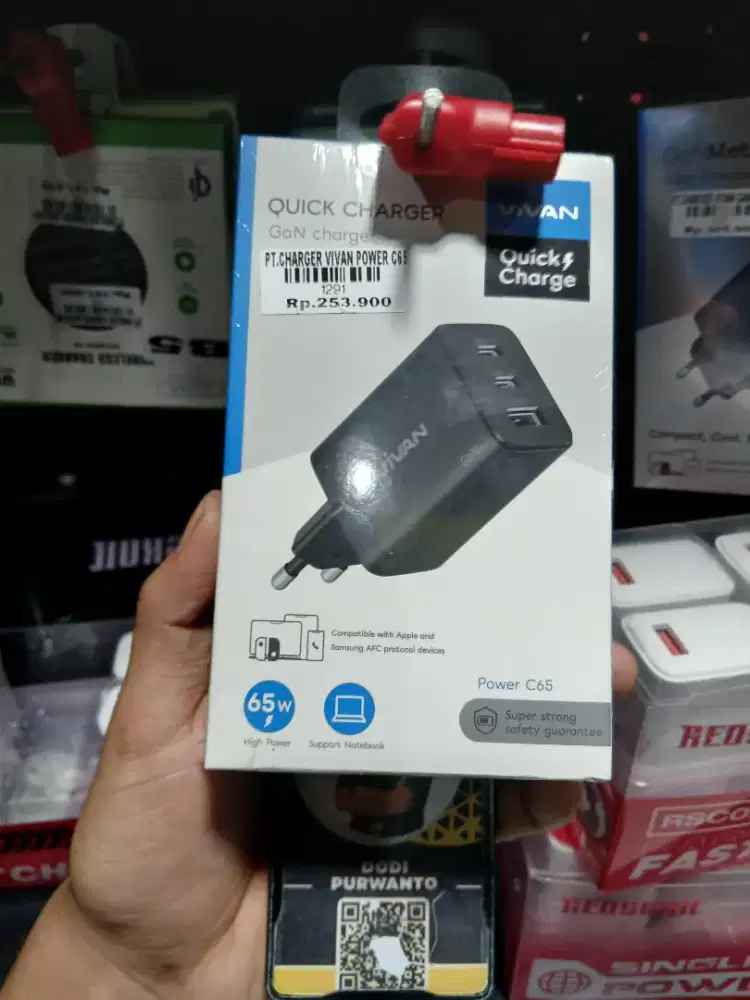 CHARGER VIVAN POWER C65 |ATLANTIS DAHSYAT