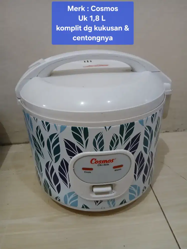 Magic Com Cosmos 1,8 L