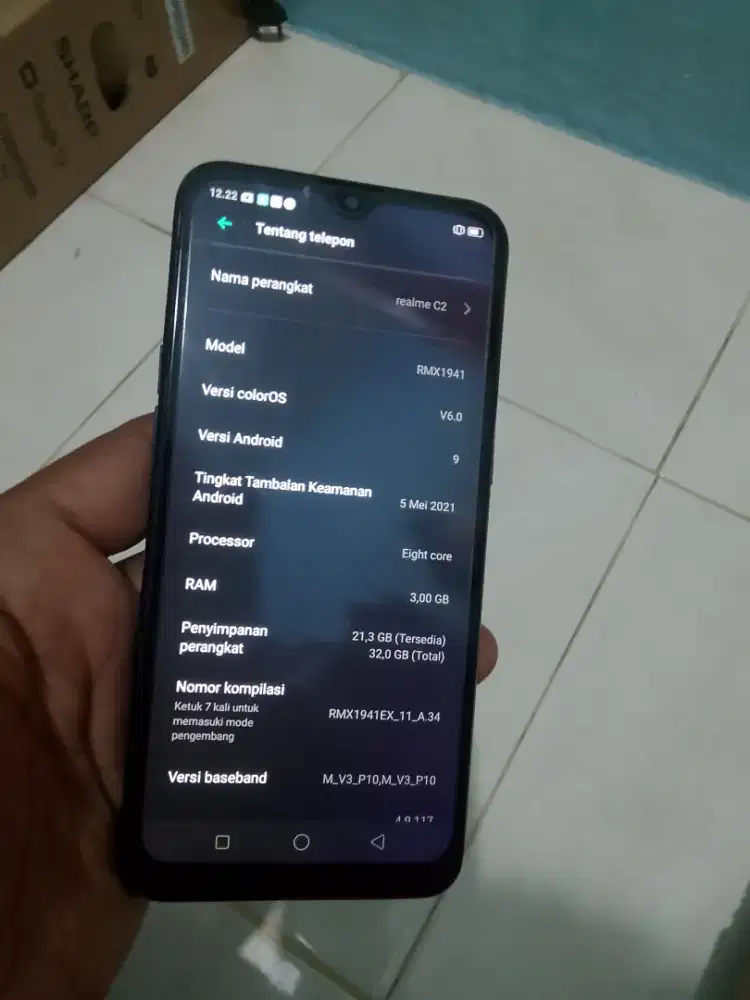 Realme c2 ram 3/32