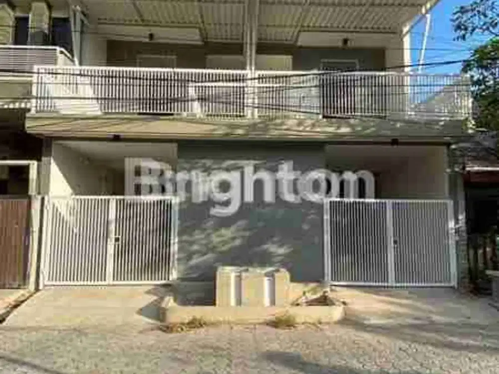 RUMAH BARU 3 LANTAI JALAN UTAMA LEBAR WISMA PERMAI CUMA 1MAN BELAKANG GALAXY MALL COCOK TINGGAL DAN USAHA, DEKAT MERR MULYOSARI SUTOREJO, ITS UNAIR, DHARMAHUSADA, KENJERAN, PAKUWON CITY