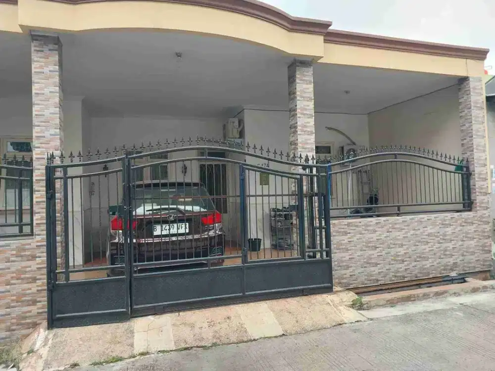 Dijual rumah 1 Lt 11 x 10 m2 di Poris Indah Lt 110 m2 lb 86 m2 Shm hadap Timur, ada 2 kt 1 km. carport 1 mobil, air pam, siap huni, survey & nego yuk sampai deal!