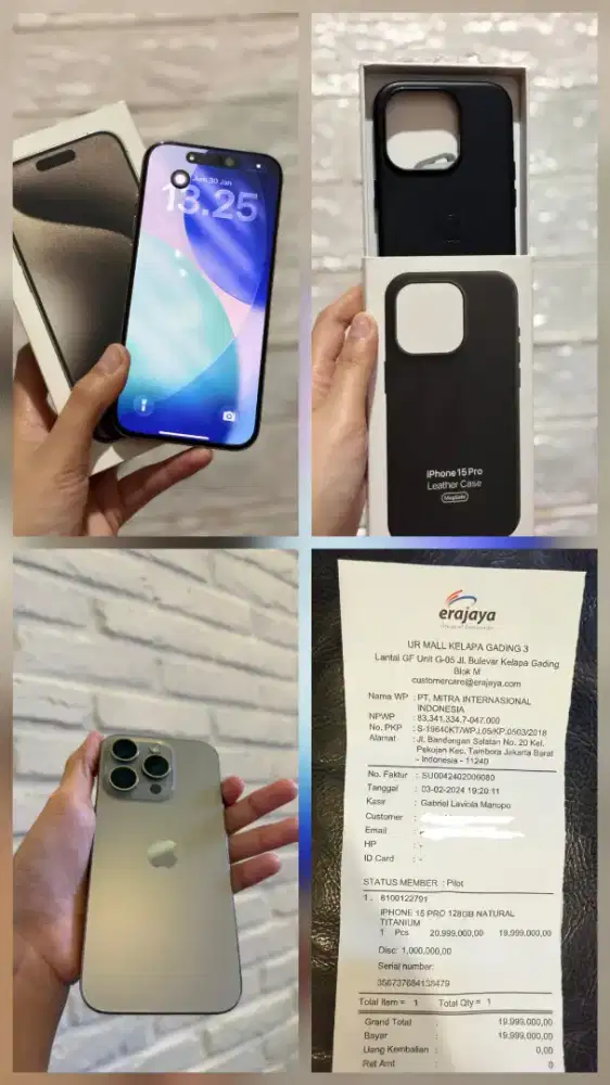 iPhone 15 Pro fullset