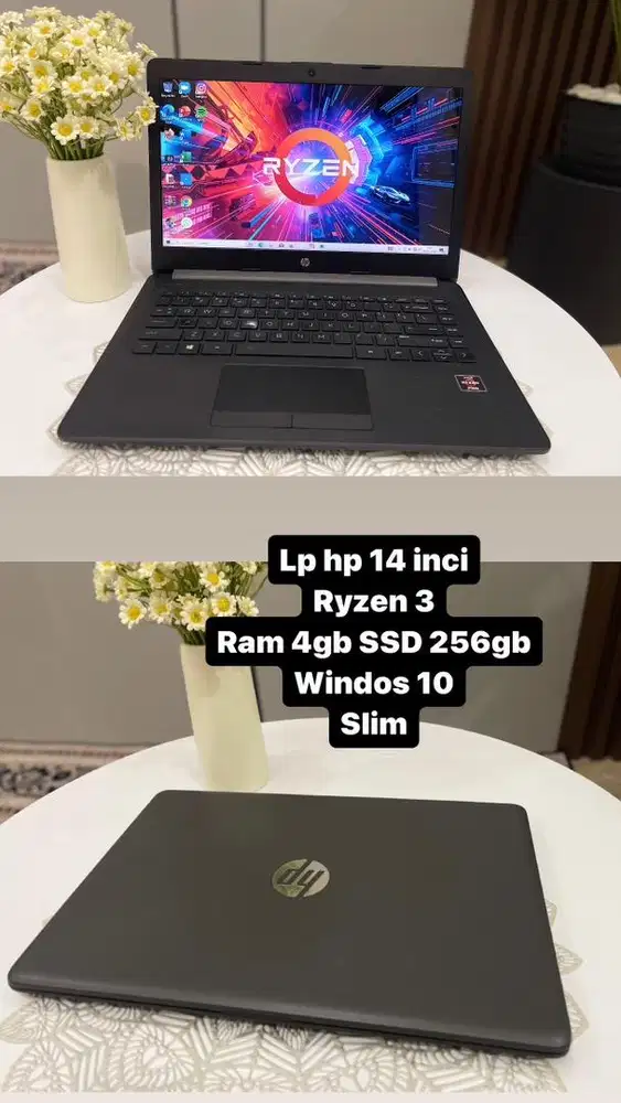 Lp hp ryzen 3 mulus 14 inci