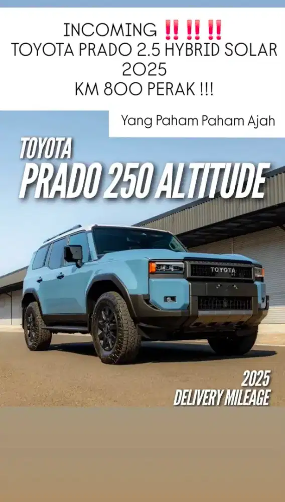 [KM 800] TOYOTA PRADO HYBRID ADVENTURE 2025
