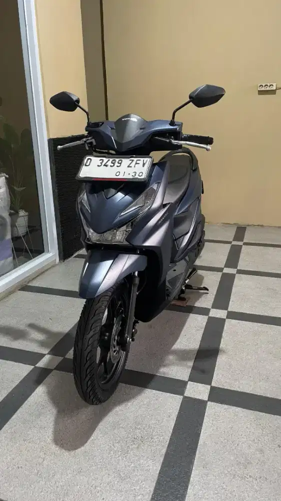 ODO 8K, Pajak Baru, Honda Beat Deluxe Keyless 2025, Like New