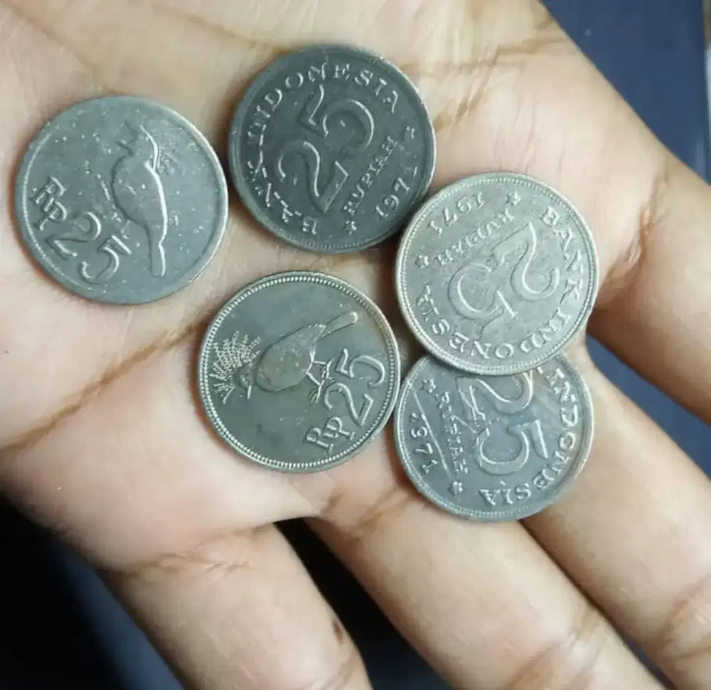 Koin kuno Indonesia 25 rupiah