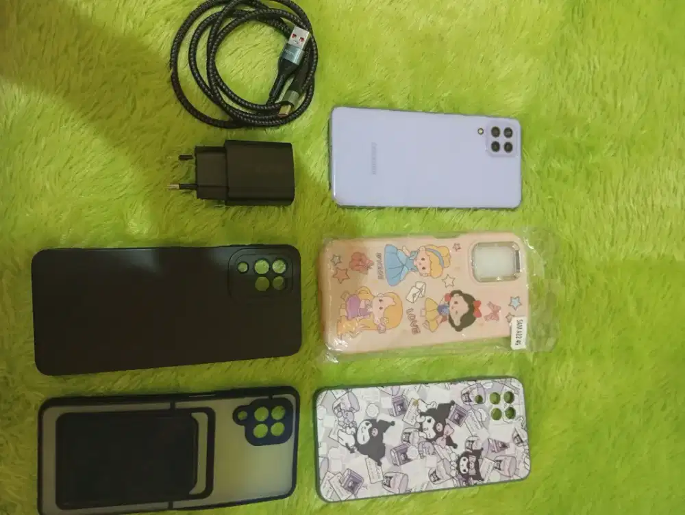 Samsung A22 4G 6/128GB Normal Ex Resmi Bonus Case Banyak Murah Aja