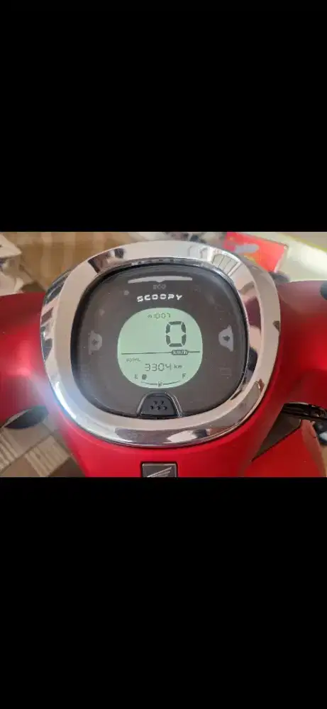 Honda Scoopy istimewa mulus tahun 2025 merah doff