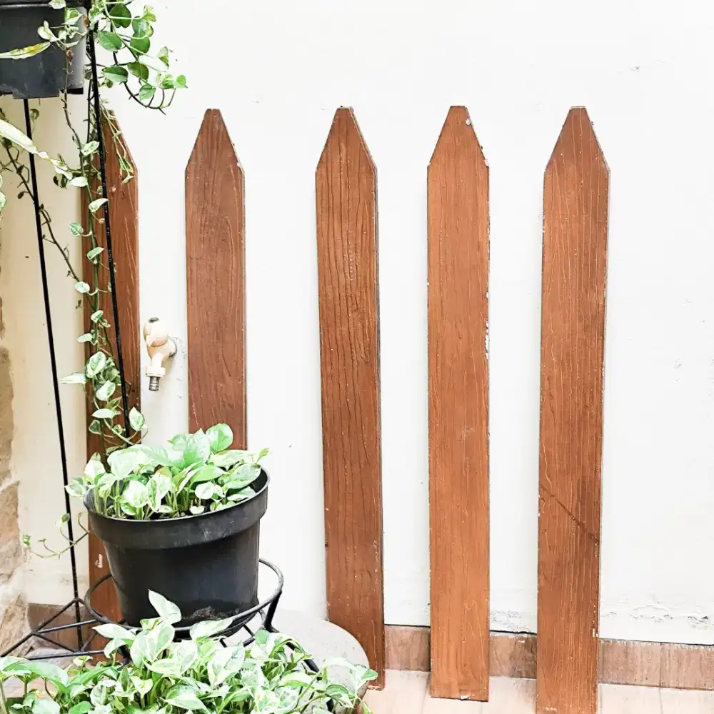 WOODPLANK dekorasi rumah siap pakai 10 x 100 cm Isi 75 pc