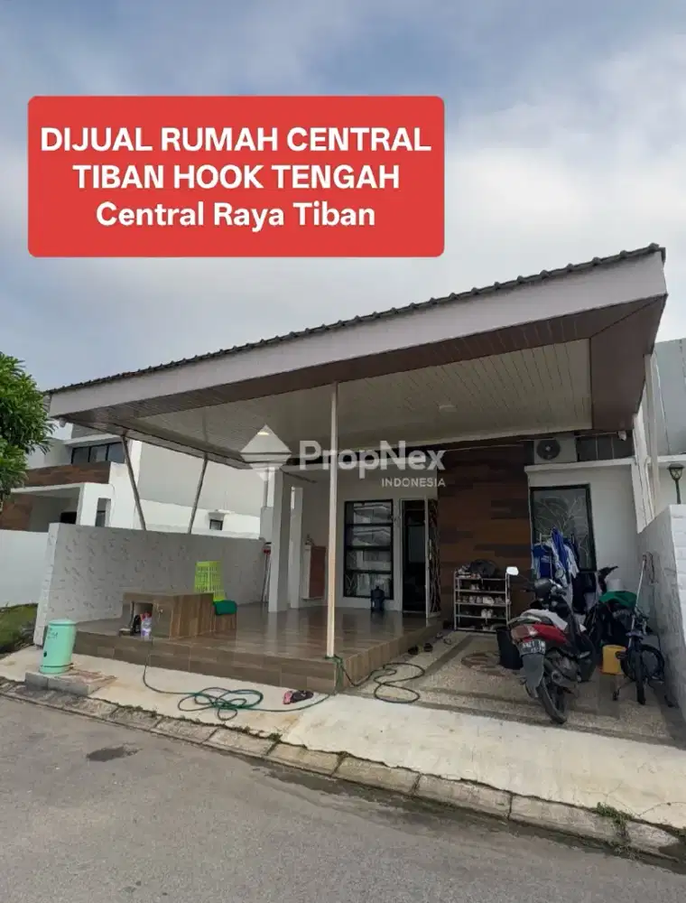 DIJUAL RUMAH CENTRAL TIBAN HOOK TENGAH CENTRAL RAYA TIBAN