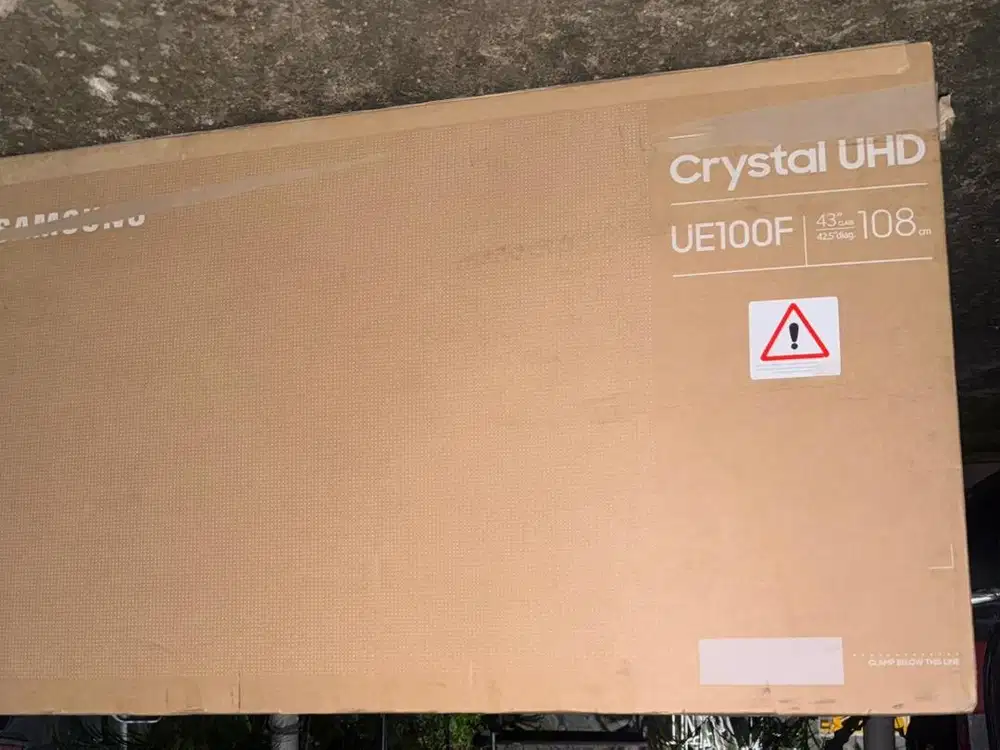 Jual BU TV Samsung CrystalUHD UE100F 43inch baru
