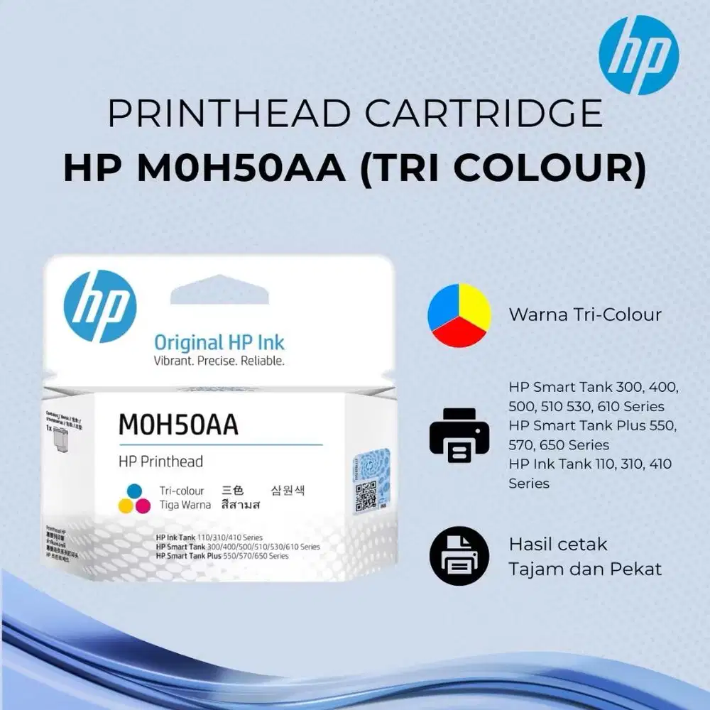jual Head Catridge warna HP M0H51AA ORI Printer Hp 115