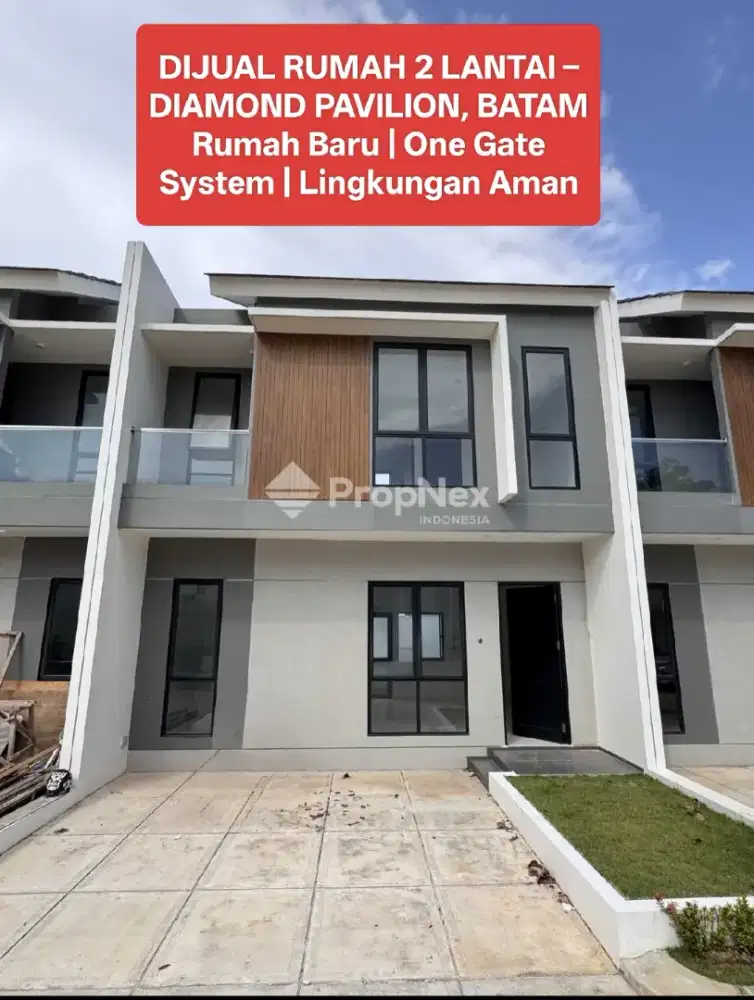 DIJUAL RUMAH 2 LANTAI DIAMOND PAVILION BATAM
